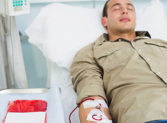 Blood donation awareness campaign